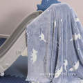 Flannel Plush Luminoso Throw Maneta Glow en manta